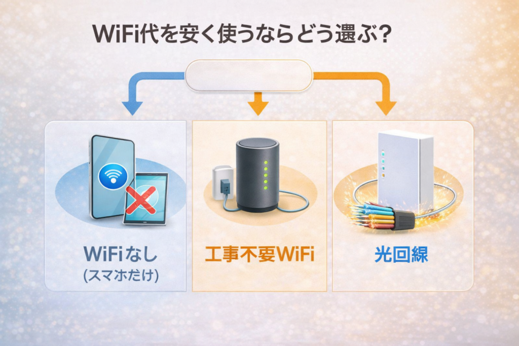 WiFiを安く使うための選び方の基準